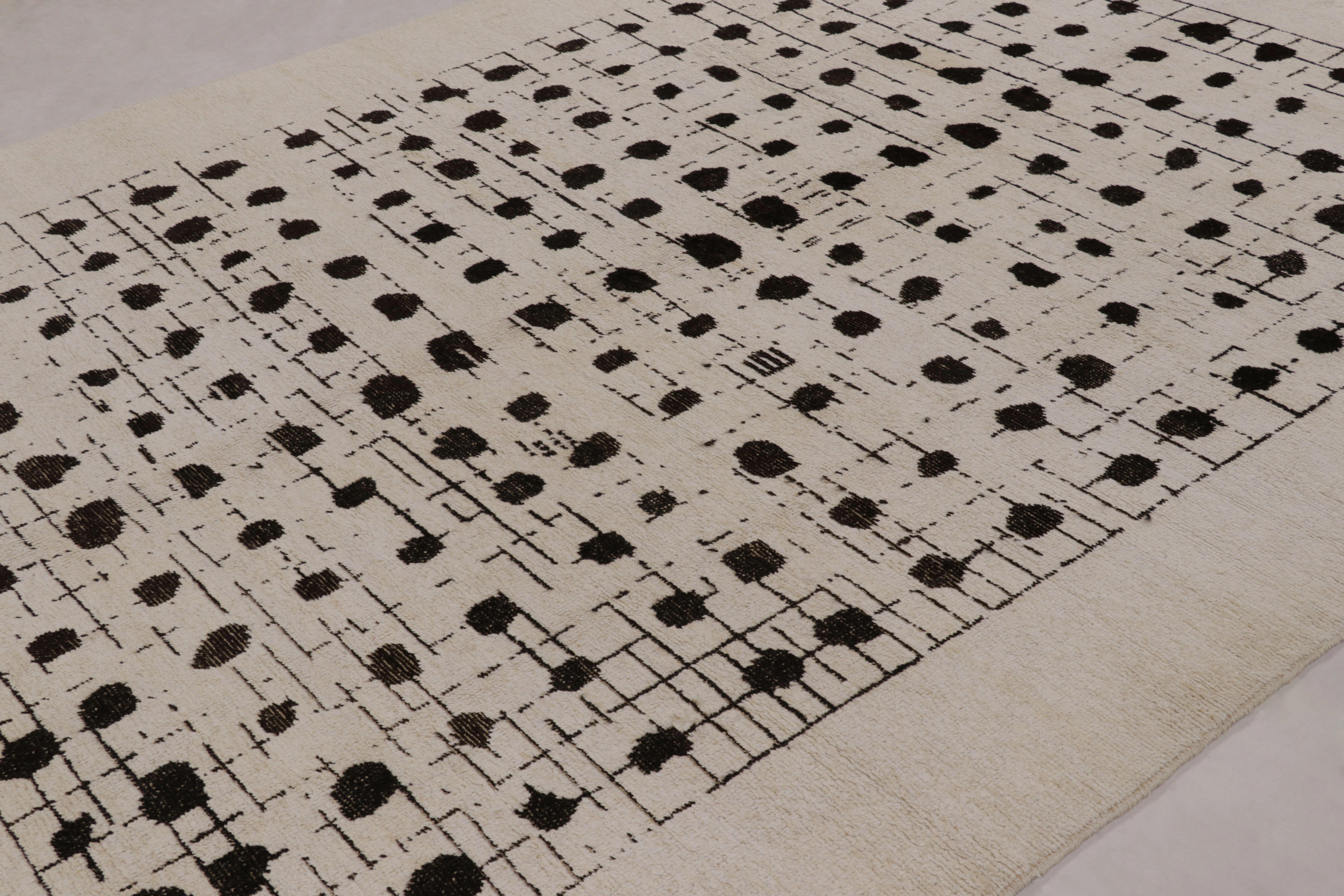 Rug & Kilim - Tappeto astratto moderno con rettangoli reticolati In condizioni Nuovo in vendita a Long Island City, NY