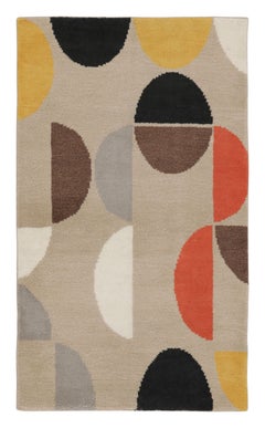 Rug & Kilim’s Modern Art Deco-Inspired Rug in Colorful Geometric Patterns