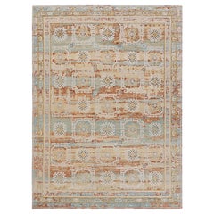 Tapis Khotan de Rug & Kilim avec médaillons floraux géométriques colorés