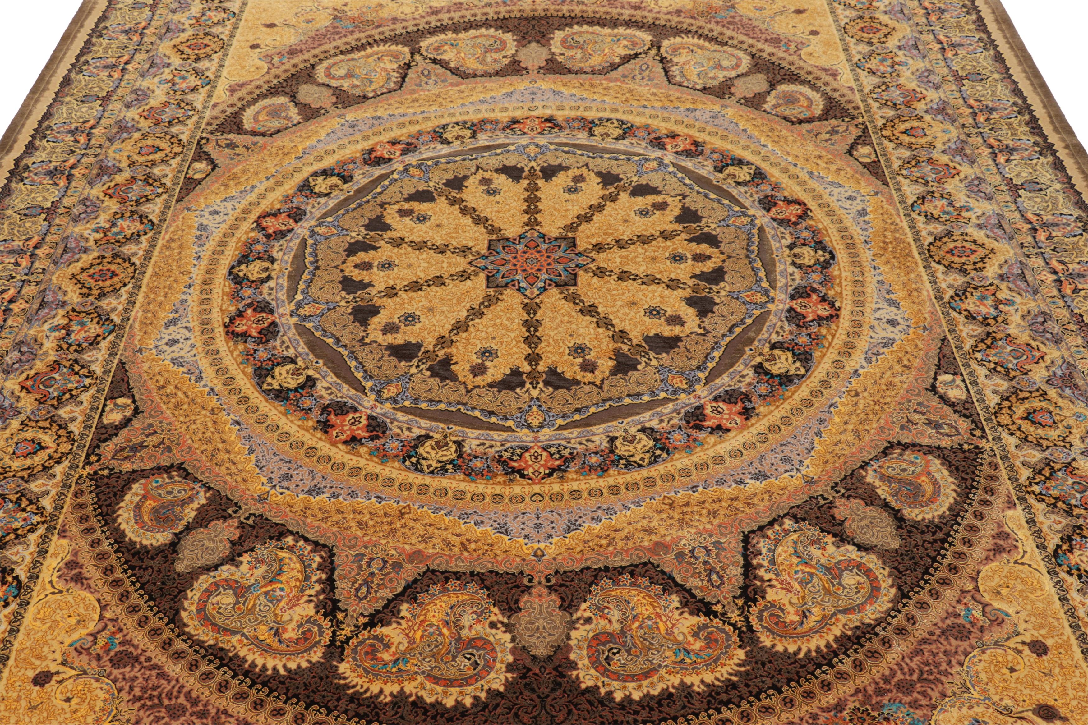 Dieser handgeknüpfte Wollteppich in der Größe 7x10 stellt eine kühne neue Linie der Modern Classics Collection'S von Rug & Kilim dar - eine Serie zeitgenössischer Teppiche von einem der talentiertesten Ateliers und Designer des heutigen