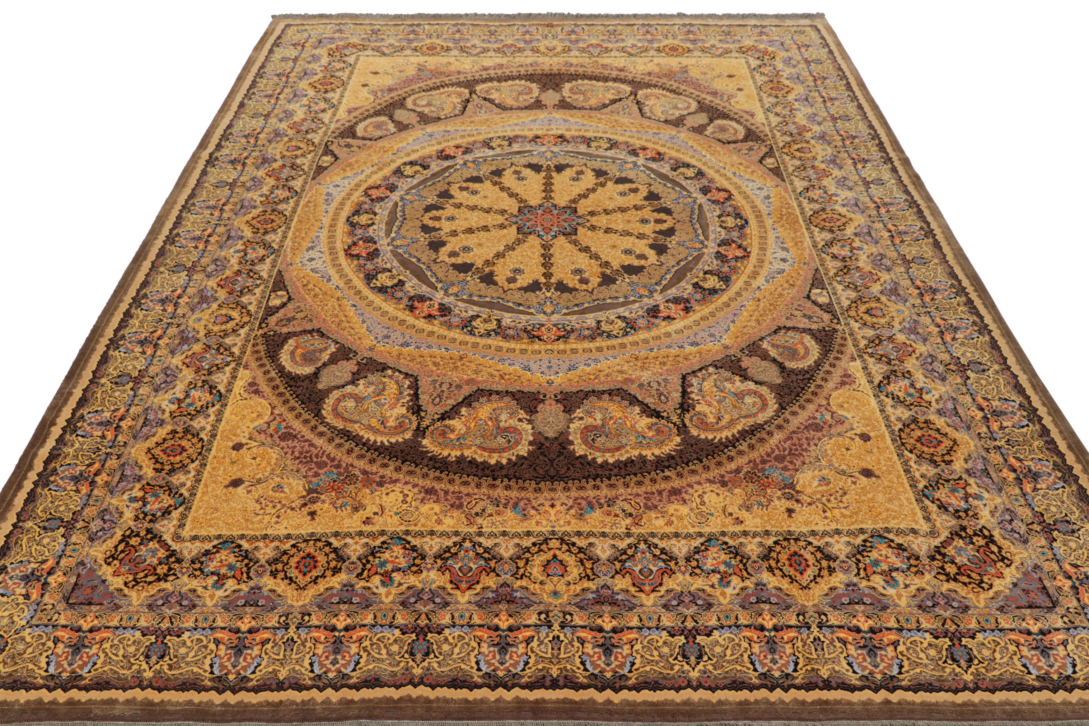 Rug & Kilim's Modern Classics Teppich mit polychromen Mustern Medaillon (Indisch) im Angebot
