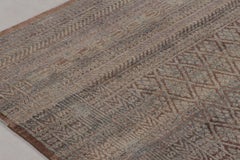 Rug & Kilim's Modern Classics Rug in Antique Mauve and Taupe Geometric Patterns