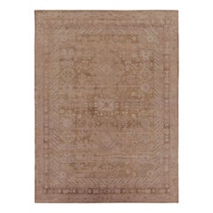 Tapis Modern Classics de Rug & Kilim en beige et or Traditionnel Géométrique Floral