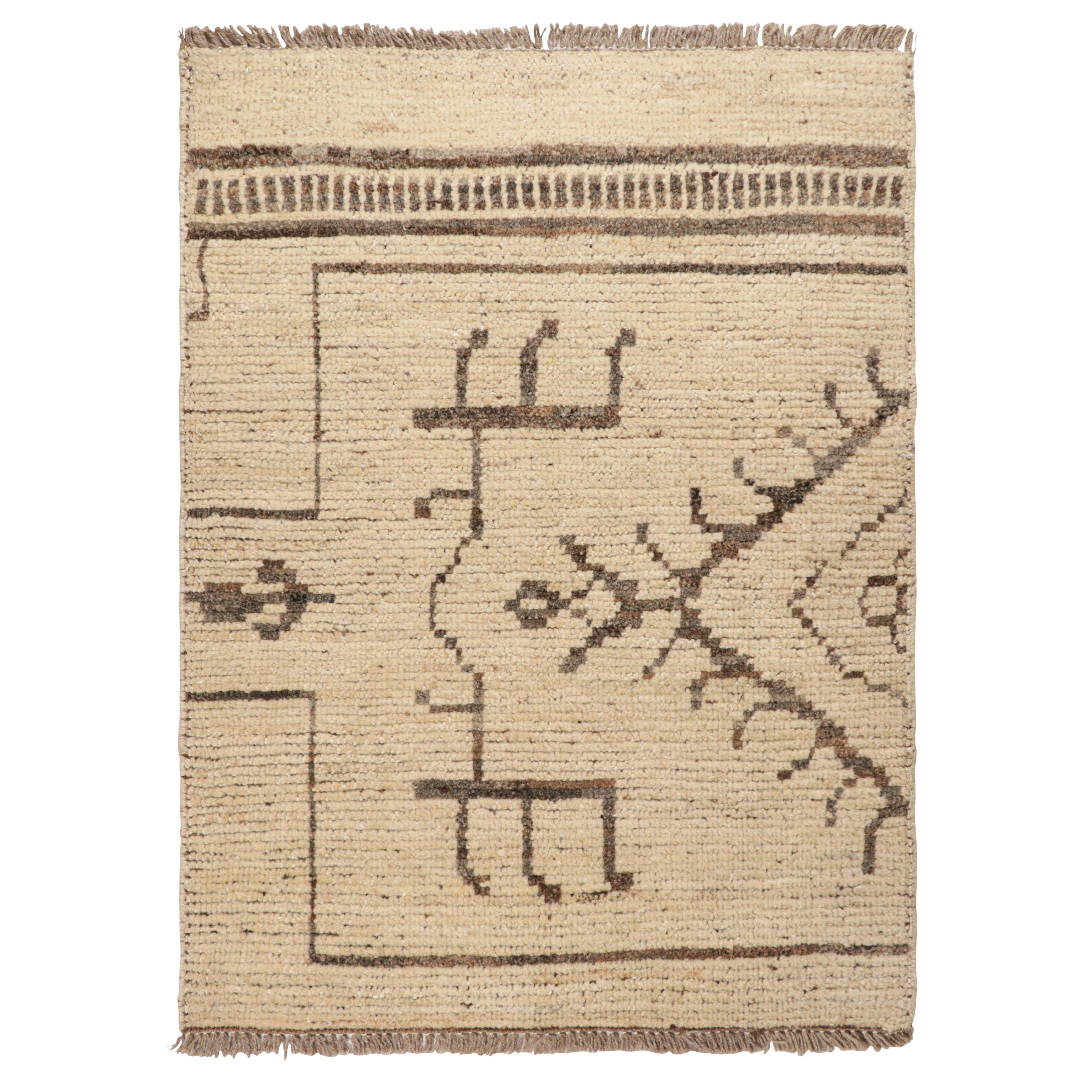 Rug 
Kilim
s Modern Classics Teppich in Beige mit braunen, geometrischen Mustern