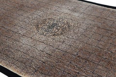 Rug & Kilim’s Contemporary Rug In Brown With Geometric Patterns “Imperial Edict”