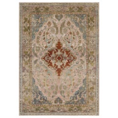 Rug
Kilim
s Modern Classics Teppich in verspieltem Rosa, traditionelles Medaillon-Muster