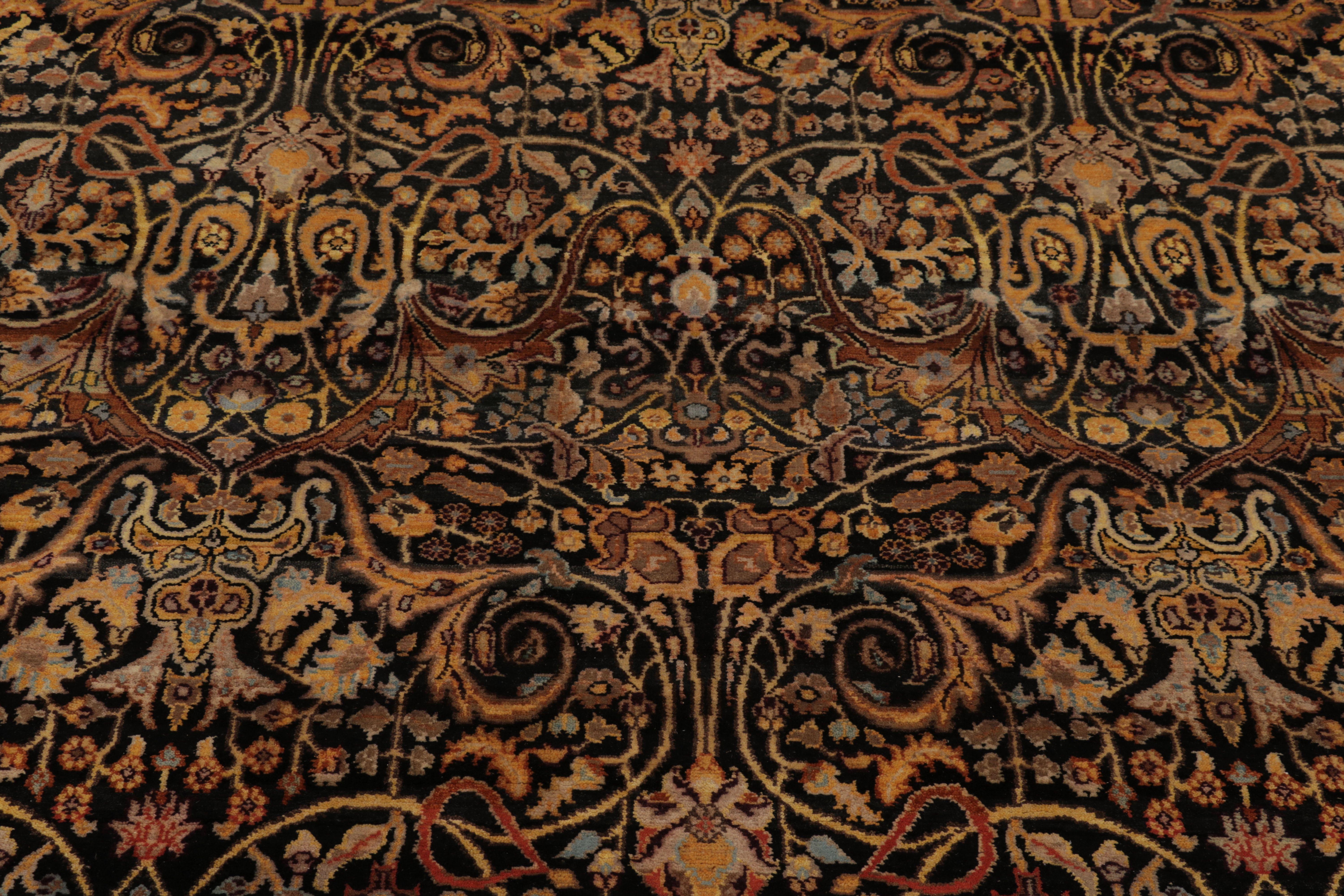 Indiano Rug & Kilim’s Modern Classics Rug in Polychromatic Paisley All-Over Pattern in vendita