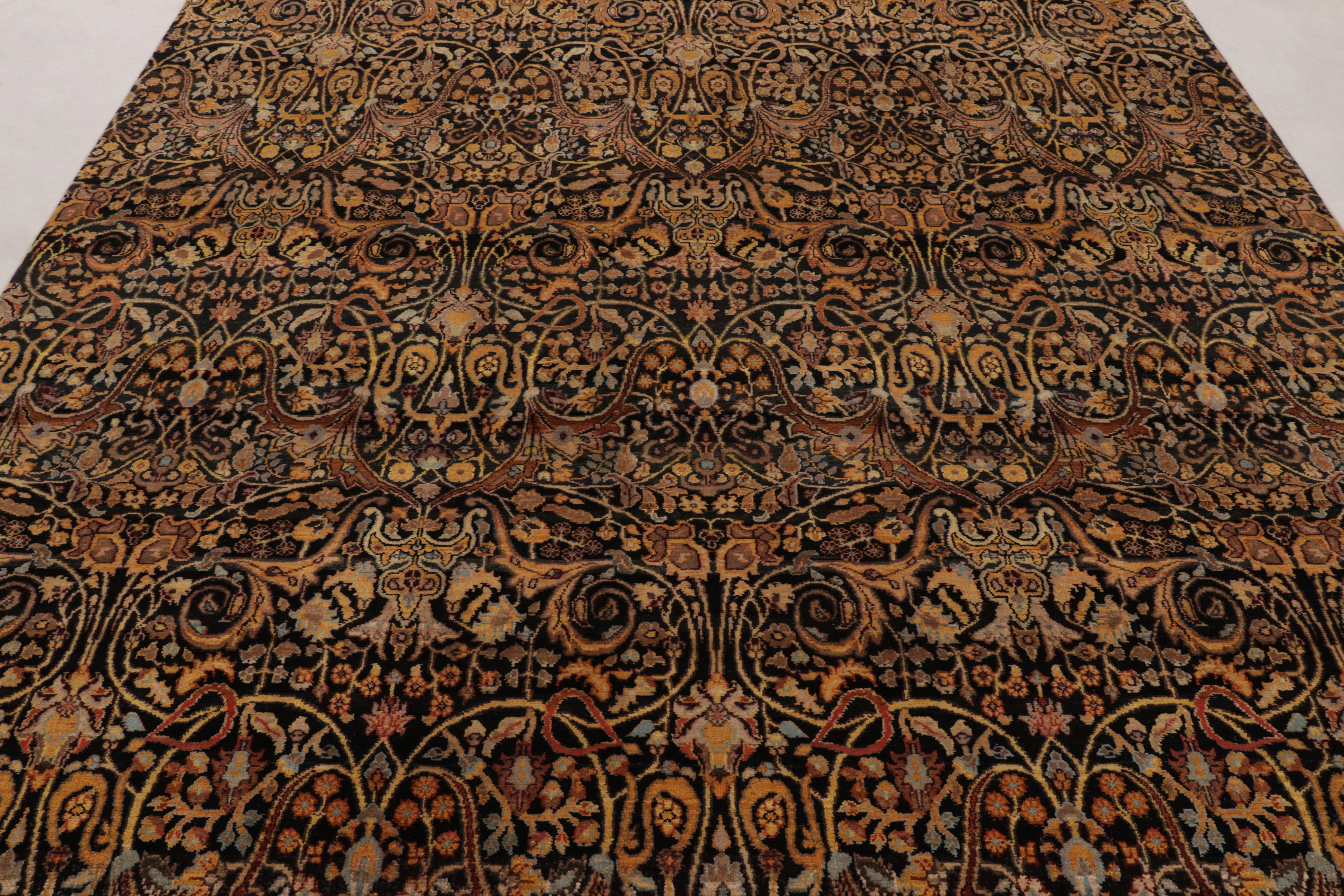 Lana Rug & Kilim’s Modern Classics Rug in Polychromatic Paisley All-Over Pattern in vendita