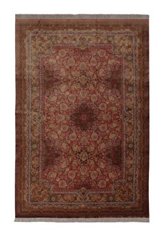 Rug 
Kilim’s Modern Classics Rug, Rich Red with Regal Floral Patterns “Afshan”