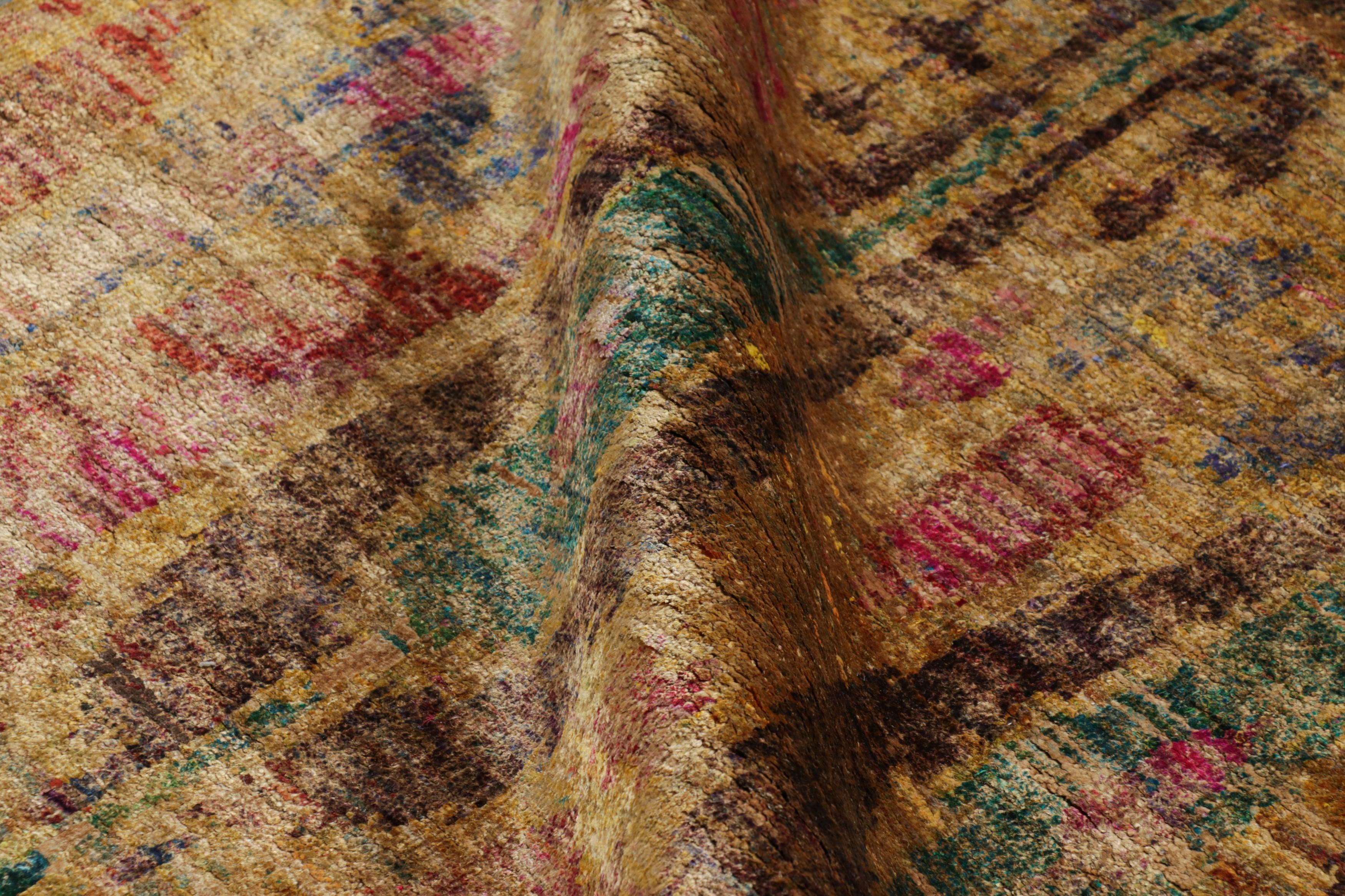 Rug & Kilim's Modern Classics Teppich mit polychromen Ikats-Mustern (Indisch) im Angebot