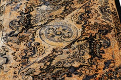 Rug & Kilim’s Modern Classics Rug With Polychromatic Medallion “Lovebird”