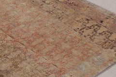 Rug & Kilim's Modern Classics Läufer in Ombre Rust und Mauve Floral Lattice
