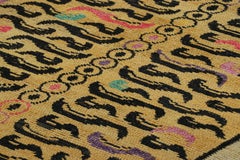 Rug & Kilim’s Modern Classics Tiger Rug in Gold and Black Tones