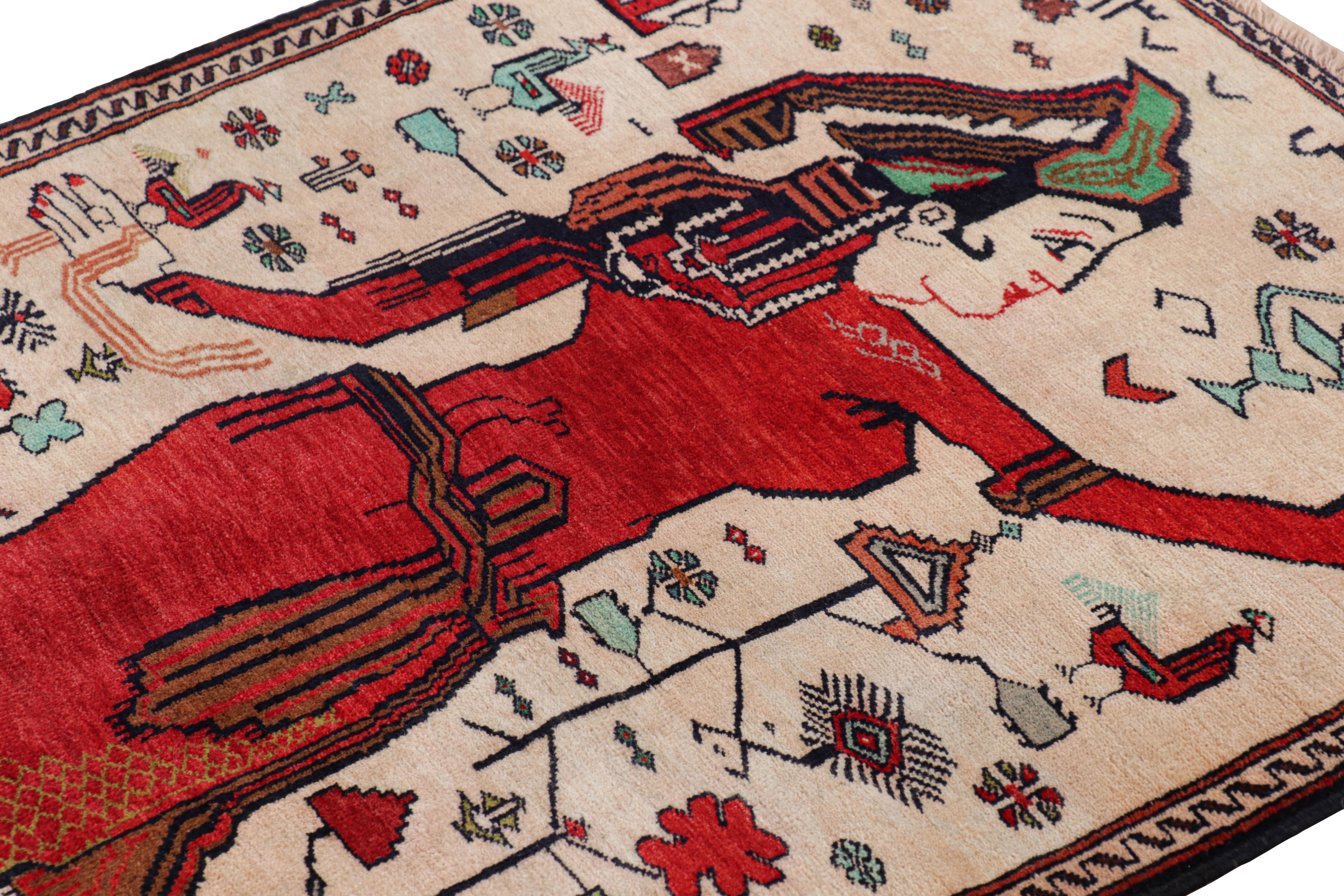 Annodato a mano in lana, questo tappeto moderno 3x4 rappresenta una nuova linea di tappeti tribali della Modern Classics Collection di Rug & Kilim. Ogni pezzo rappresenta il lavoro delle donne tessitrici dell'Afghanistan, che conservano la ricca