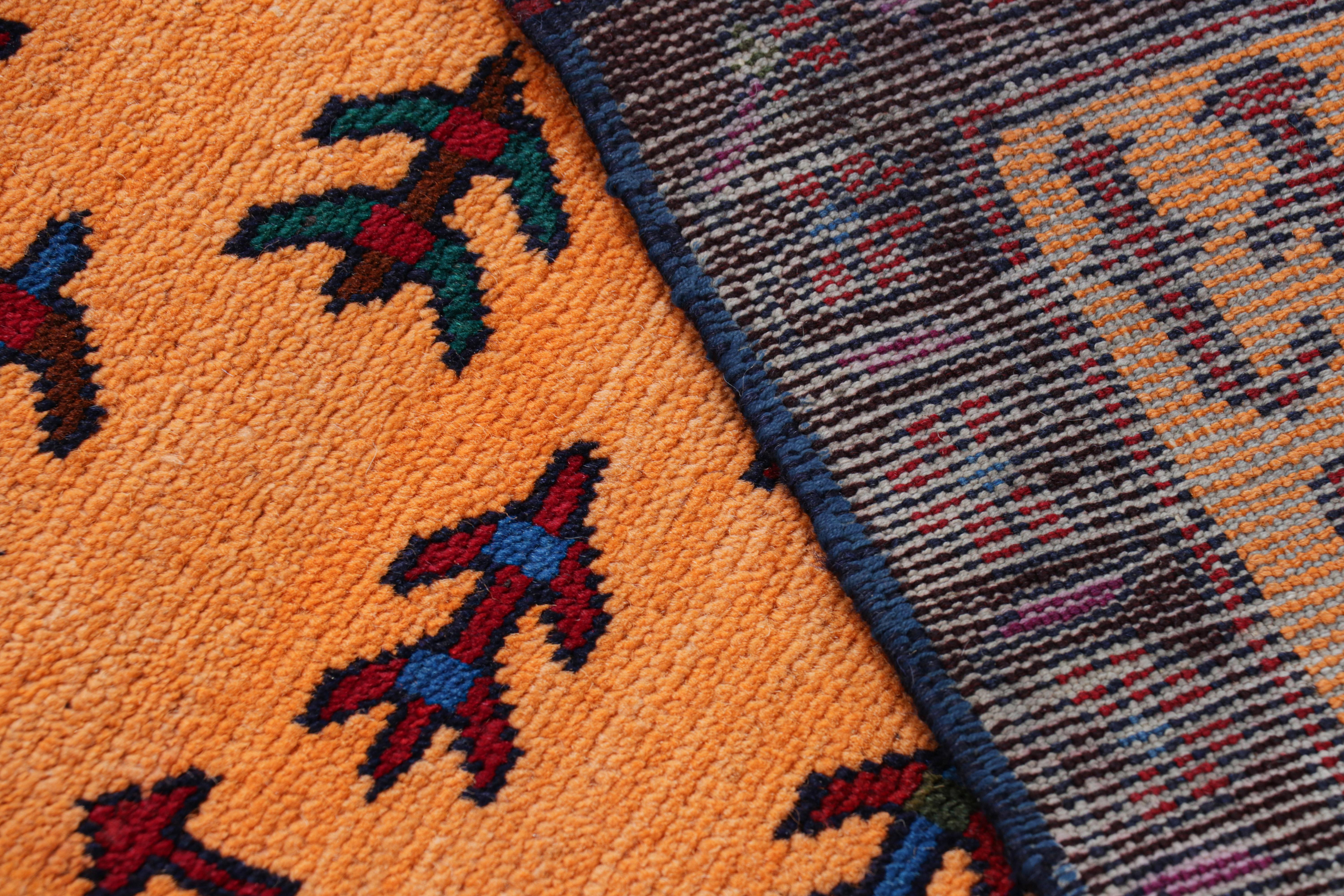 Wool Rug & Kilim’s Modern Classics Tribal Rug with Figural and War Pictorials For Sale