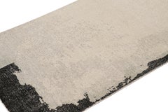Alfombra Abstracta de Rug & Kilim en tonos beige, gris y negro