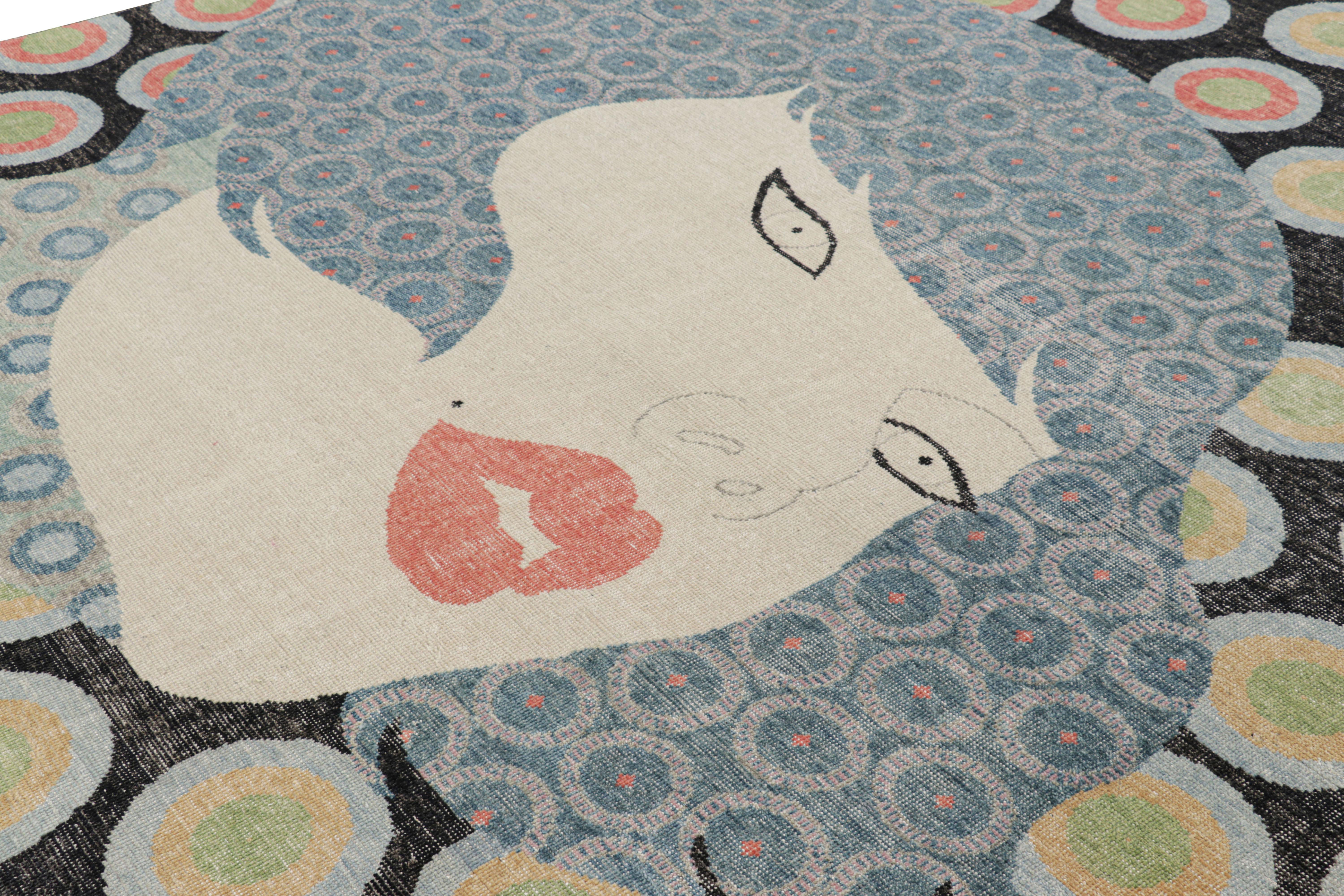 Questo tappeto 9×12 è un'audace novità della collezione Homage di Rug & Kilim. Annodato a mano in lana, riprende il classico pittorico con un atteggiamento moderno e un design inventivo Rustic Modern.

Sul design: 

Il modo in cui questo design