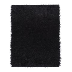 Rug 
Kilim’s Modern Filikli Shag Rug in Black