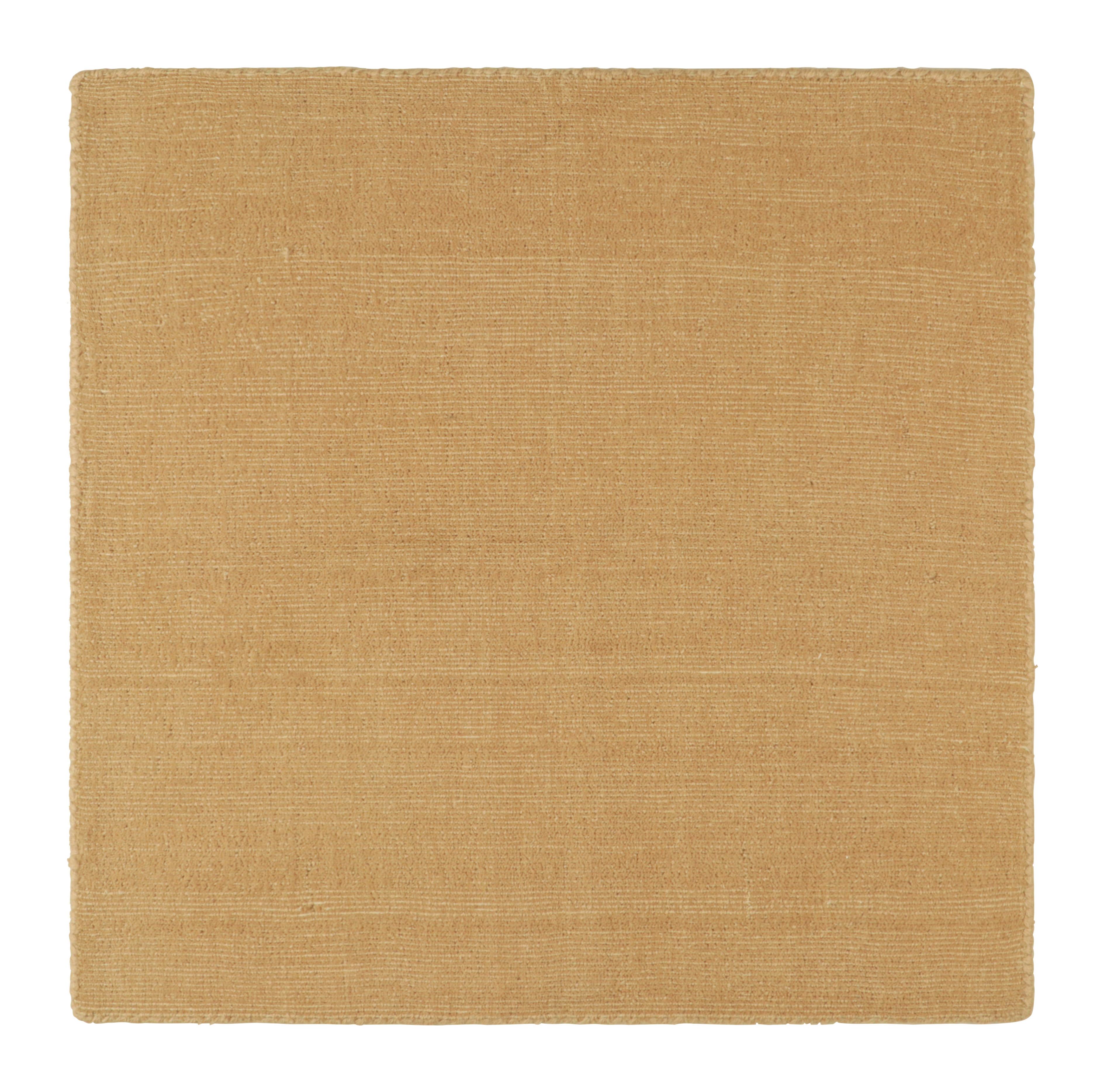Rug & Kilim's Modern Flatweave Custom Rug Sample in Brown und Gray Tones (Handgeknüpft) im Angebot