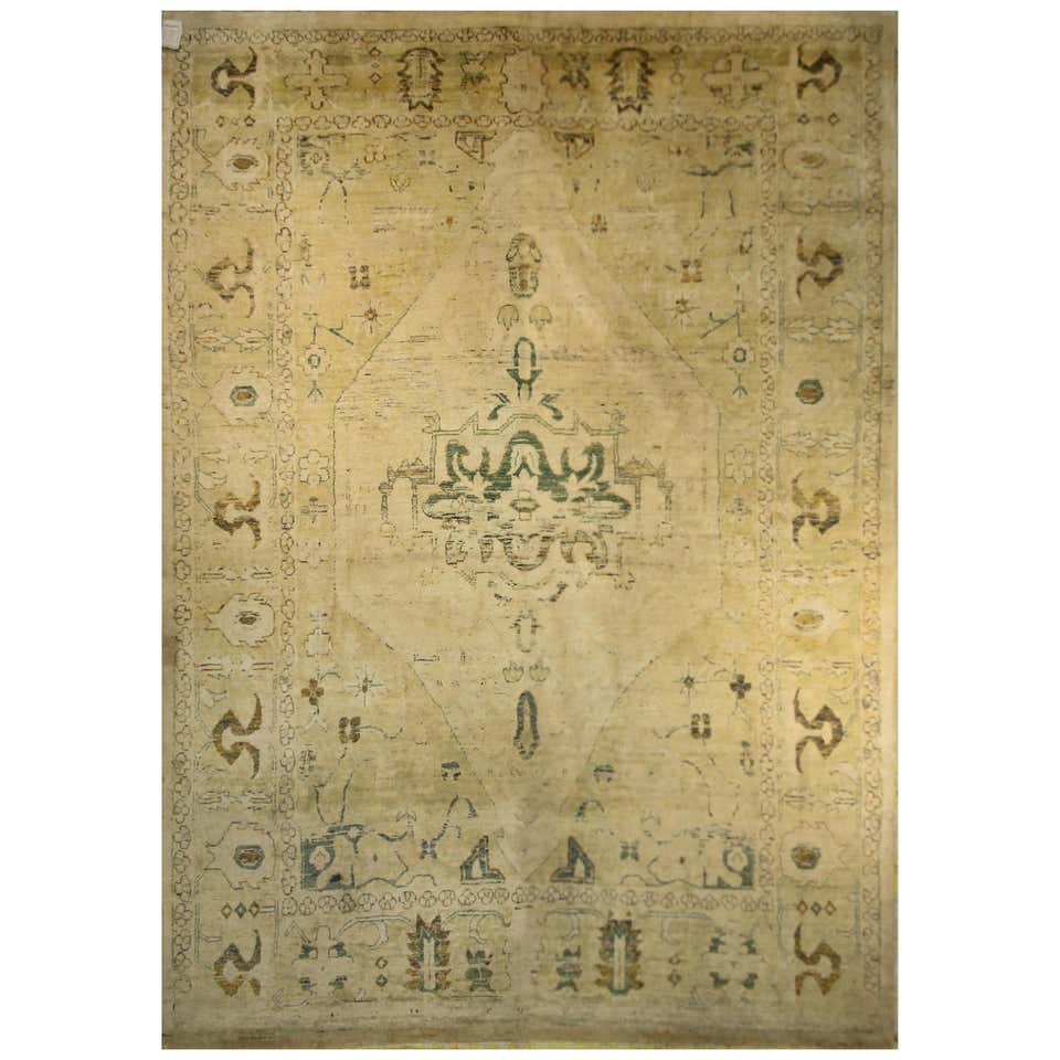 Geometric Tamara Hand Embroidered Colorful Modern Rug, Carpet at 1stDibs