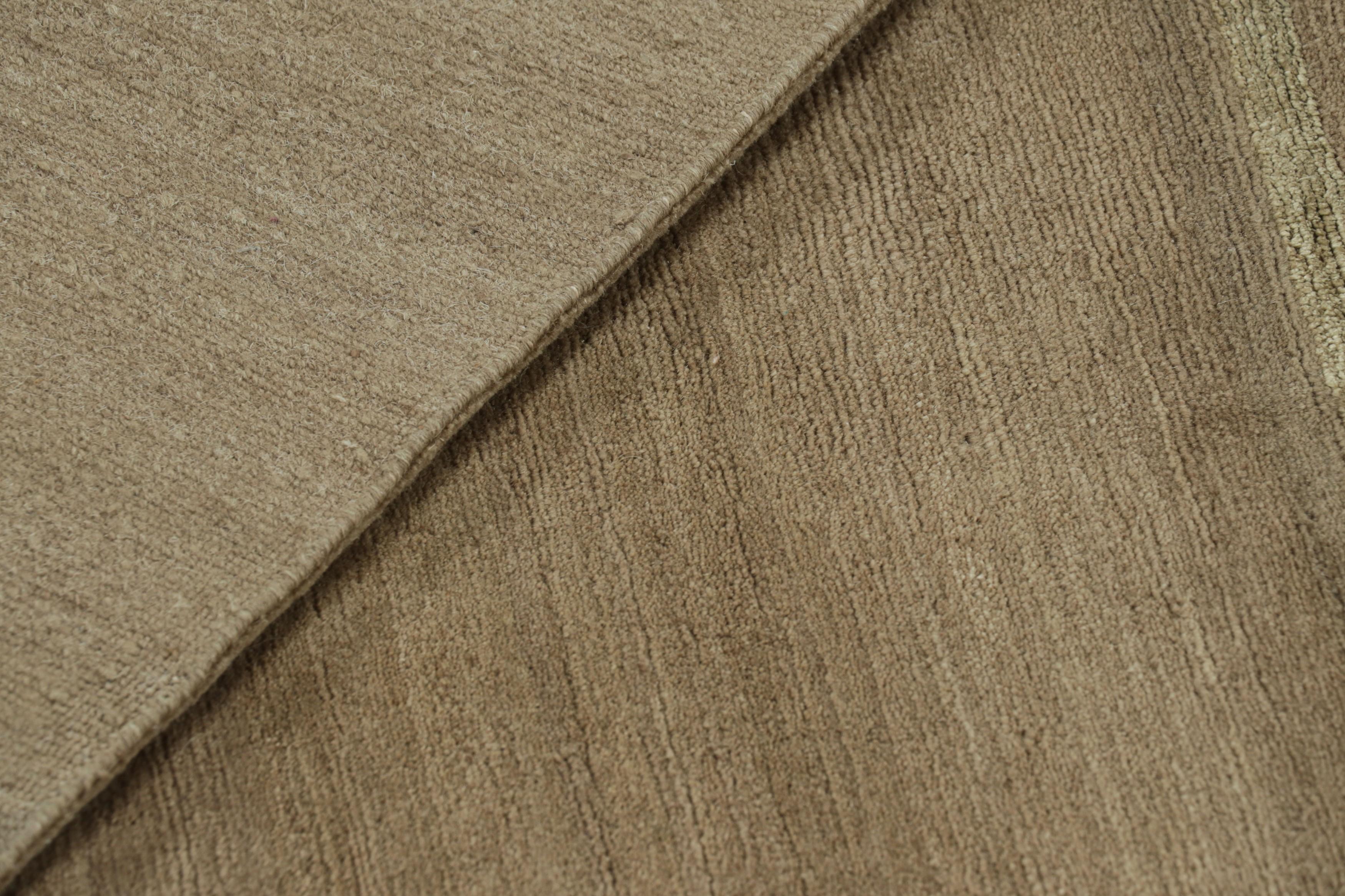Seta Rug & Kilim - Tappeto geometrico moderno nei toni del marrone in vendita