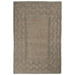 Rug & Kilims Moderner Kilim-Teppich mit braunen und grauen Mustern