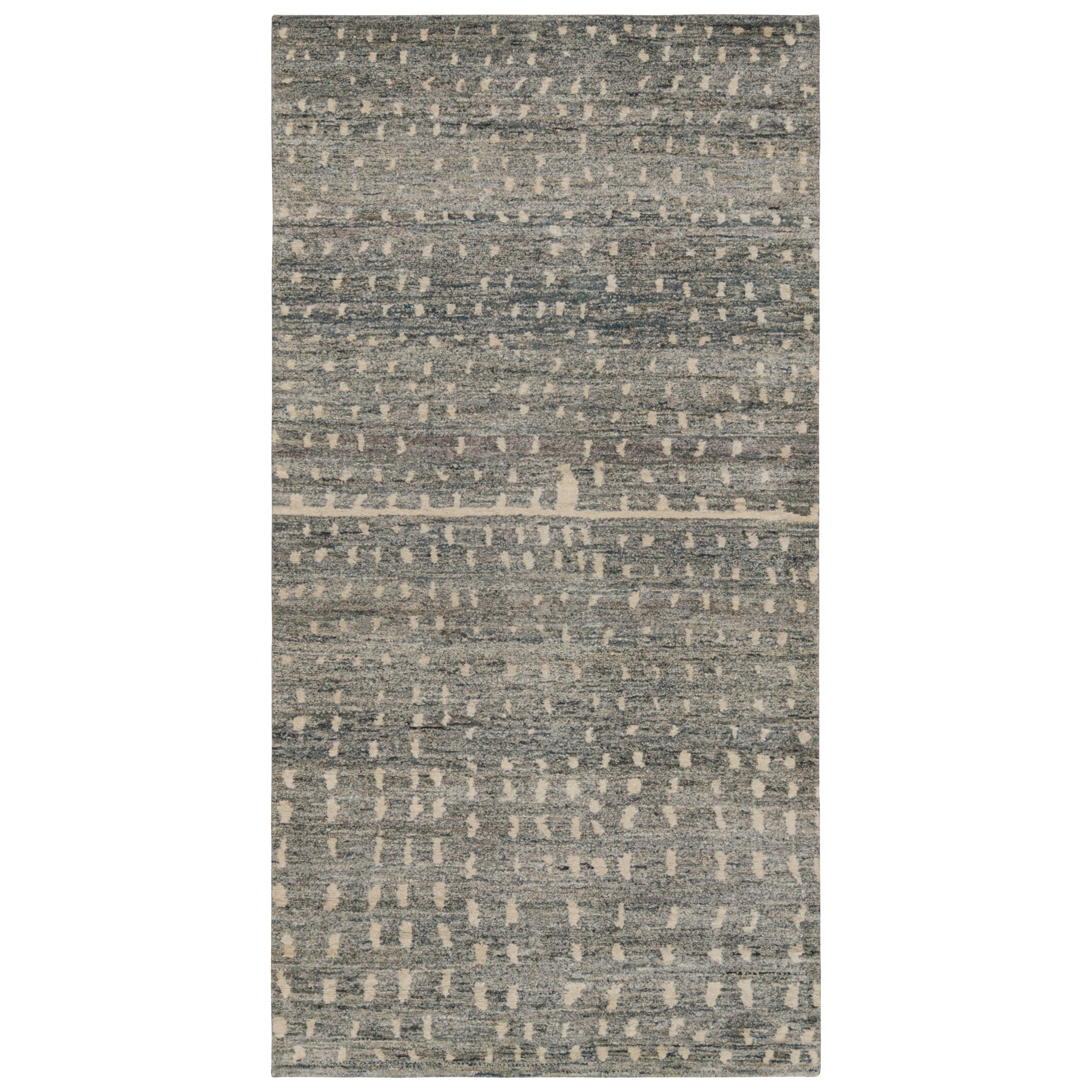 Rug
Kilim
s Modern Moroccan Style Rug in Grau und Beige Geometric Patterns