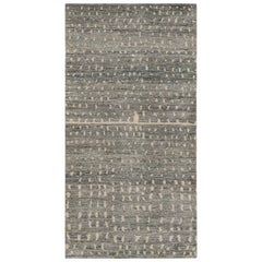 Rug 
Kilim
s Modern Moroccan Style Rug in Grau und Beige Geometric Patterns