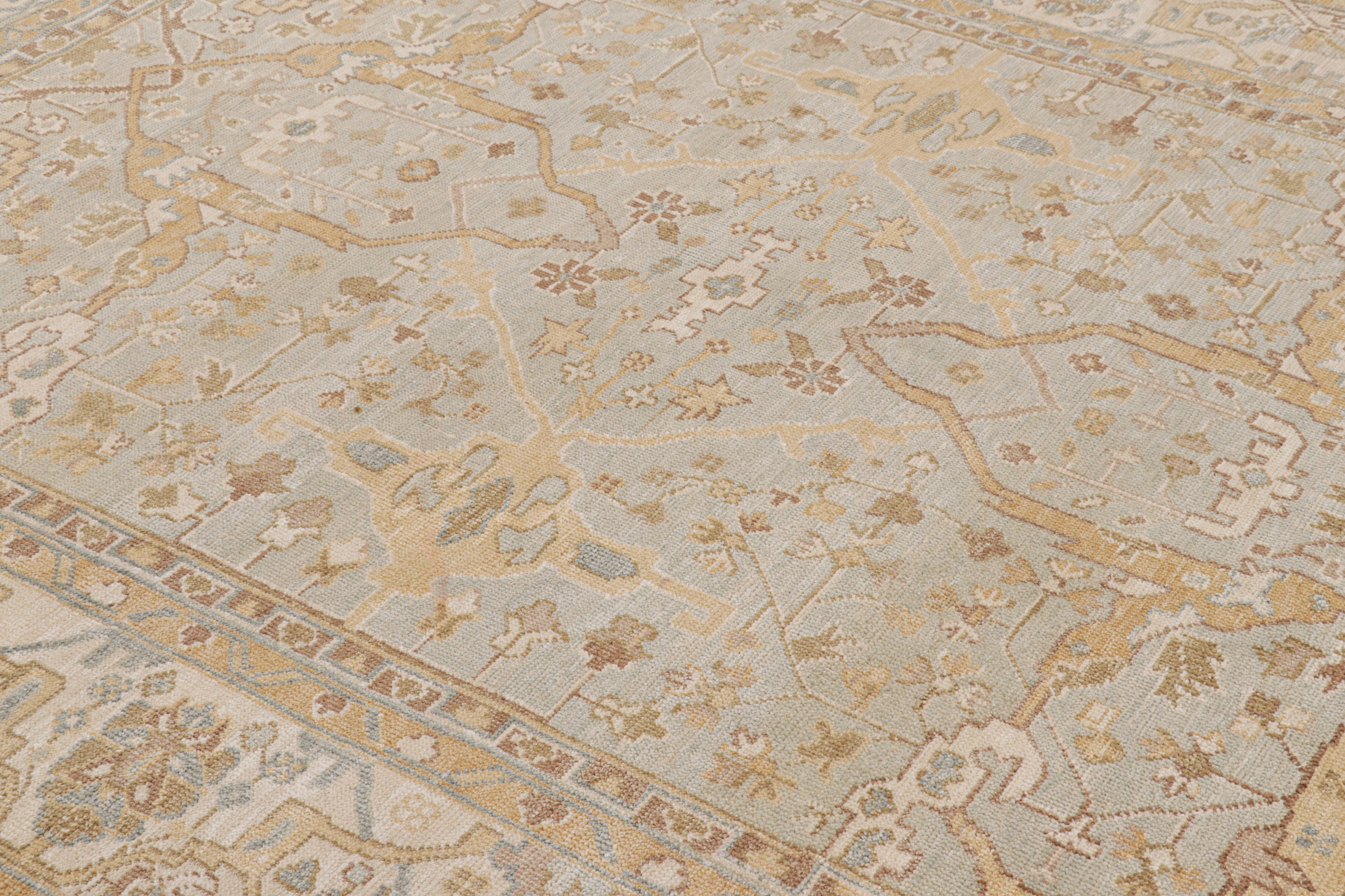 Annodato a mano in lana e seta, questo tappeto 8x10 è un'audace rivisitazione dei tappeti Oushak in una delle nuove collezioni Modern Classics più eleganti di Rug & Kilim.

Sul design: 

Un'idea fondamentale che il nostro Principals Jahanshah