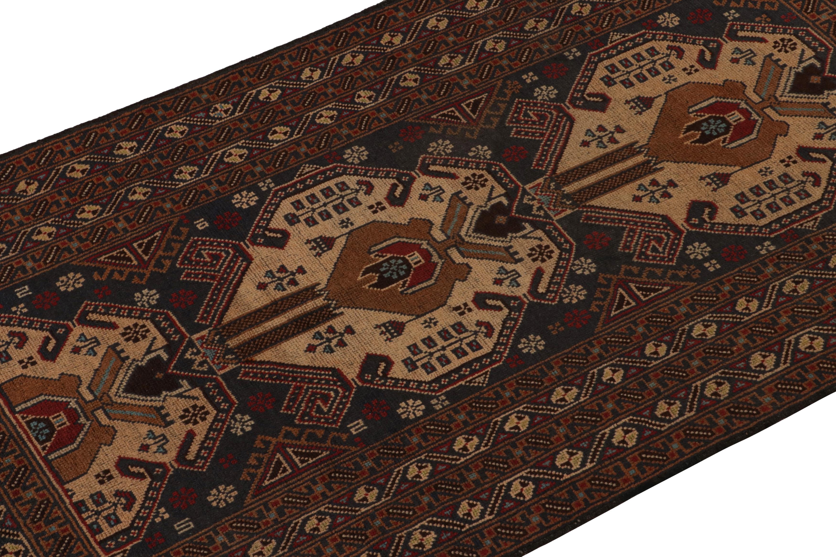 Persian Rug & Kilim’s Modern Patchwork kilim in Multicolor Geometric Patterns For Sale