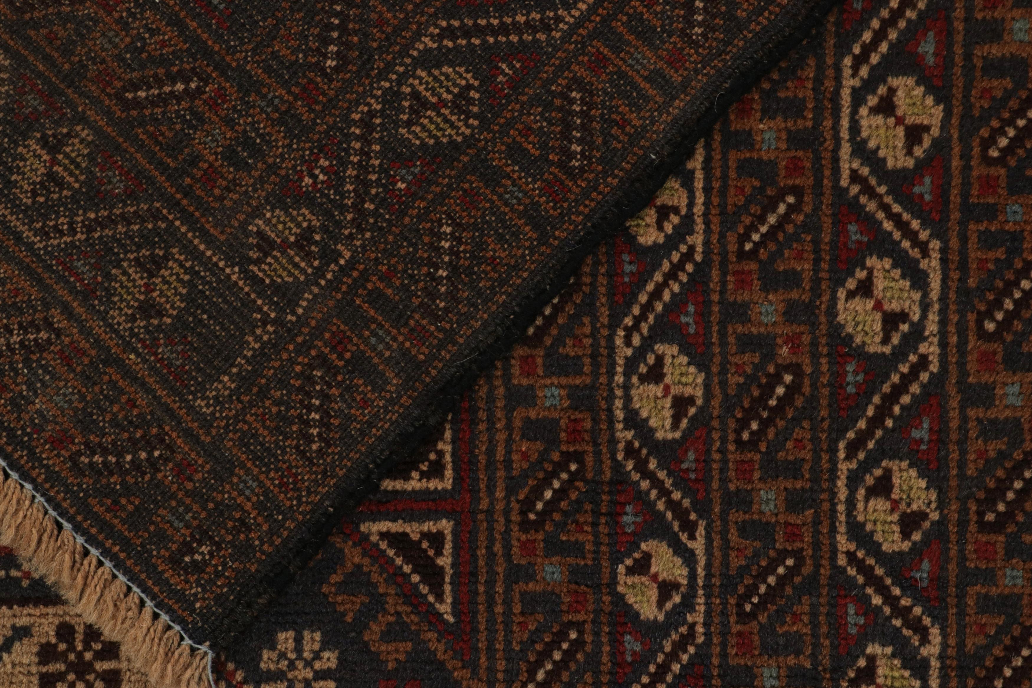 Mid-20th Century Rug & Kilim’s Modern Patchwork kilim in Multicolor Geometric Patterns For Sale