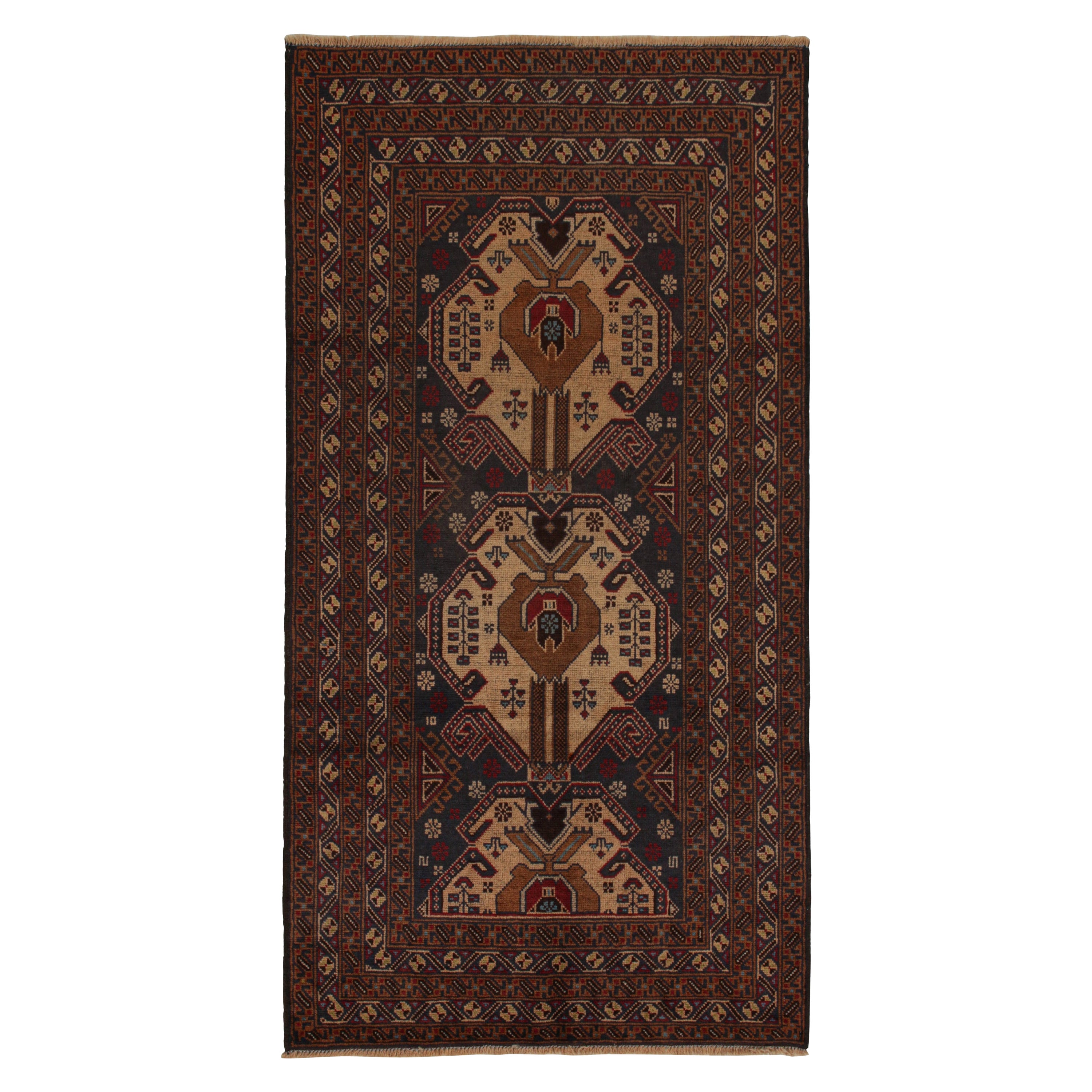 The Modern Patchwork kilim de Rug & Kilim à motifs géométriques multicolores en vente