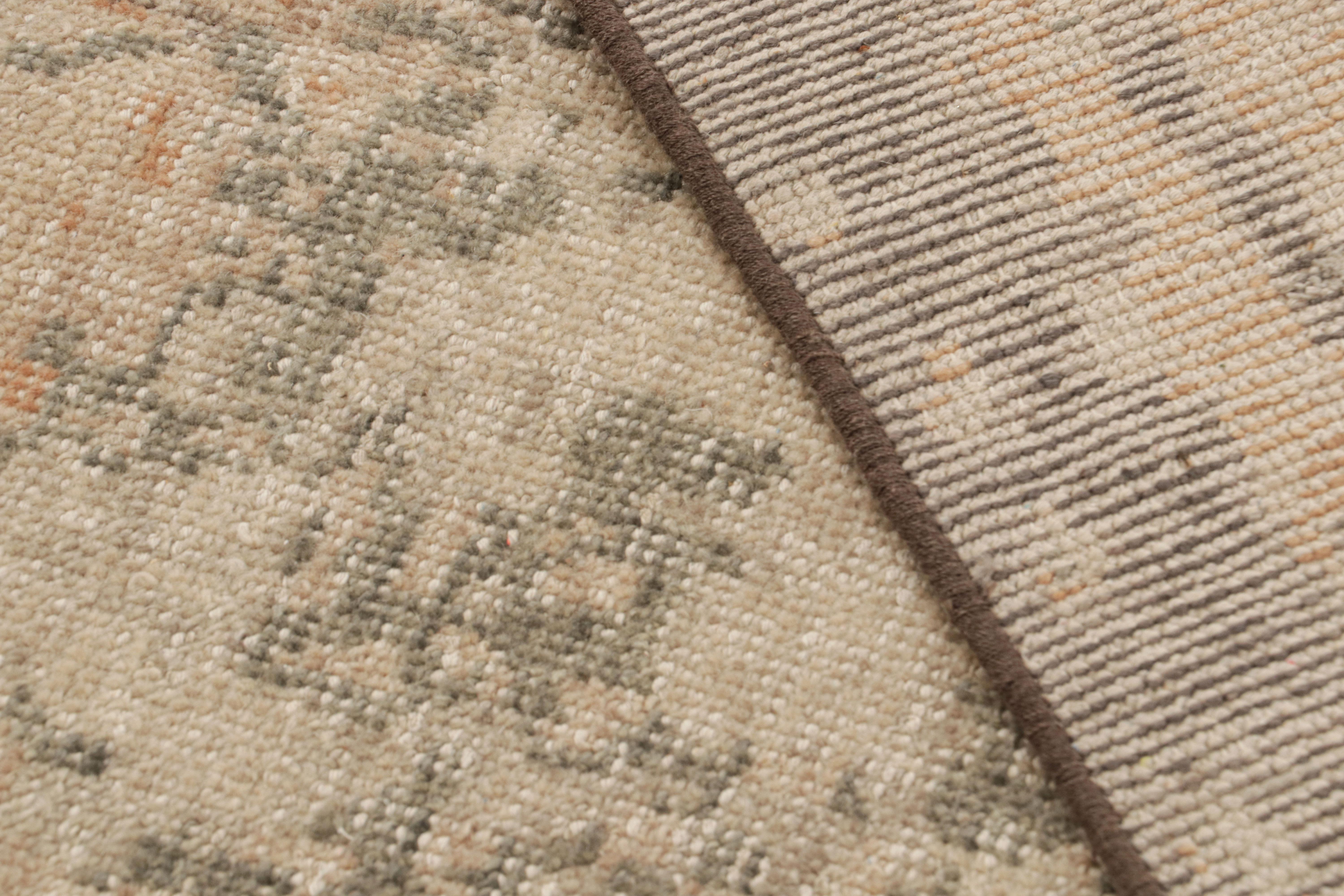 Rug & Kilim's Moderner Patchwork-Kilimteppich mit polychromem geometrischem Muster  (Wolle) im Angebot