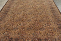 Rug & Kilim’s Modern Persian Style Rug with Florals in Earthy Hues & Jewel Tones