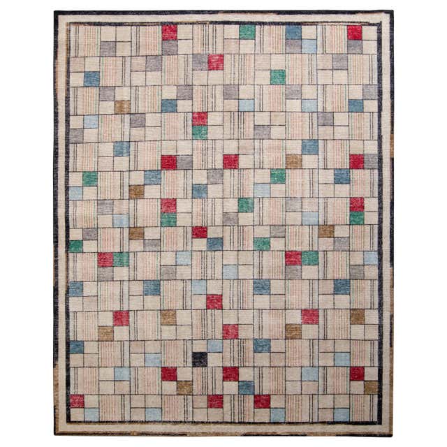 Multi Color Abstract Design Rug For Sale at 1stDibs | abstract colorful rug