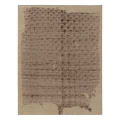 Rug 
Kilim
s Modern Rug in Abstract Faded Taupe and Sepia Design