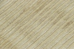 Rug & Kilim’s Modern Rug in Beige with Textural Stripes