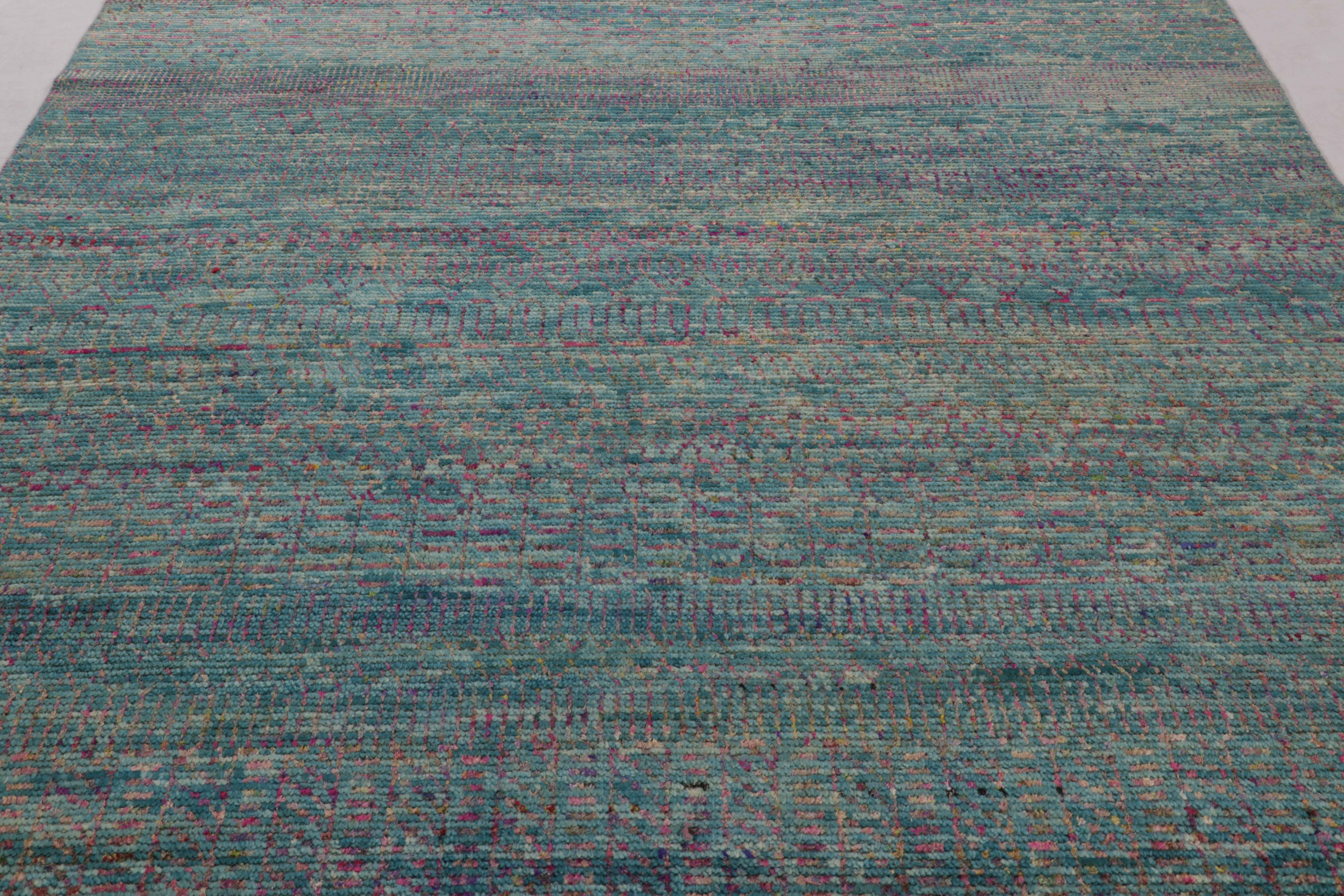 Tappeto moderno a illusione ottica di Rug & Kilim in carbone profondoRug & Kilim's Modern R In condizioni Nuovo in vendita a Long Island City, NY