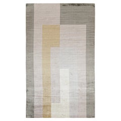 Rug & Kilim's Modern Rug in Lavendel mit geometrischen Mustern