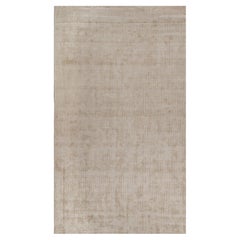 Tapis moderne beige uni de Rug & Kilim