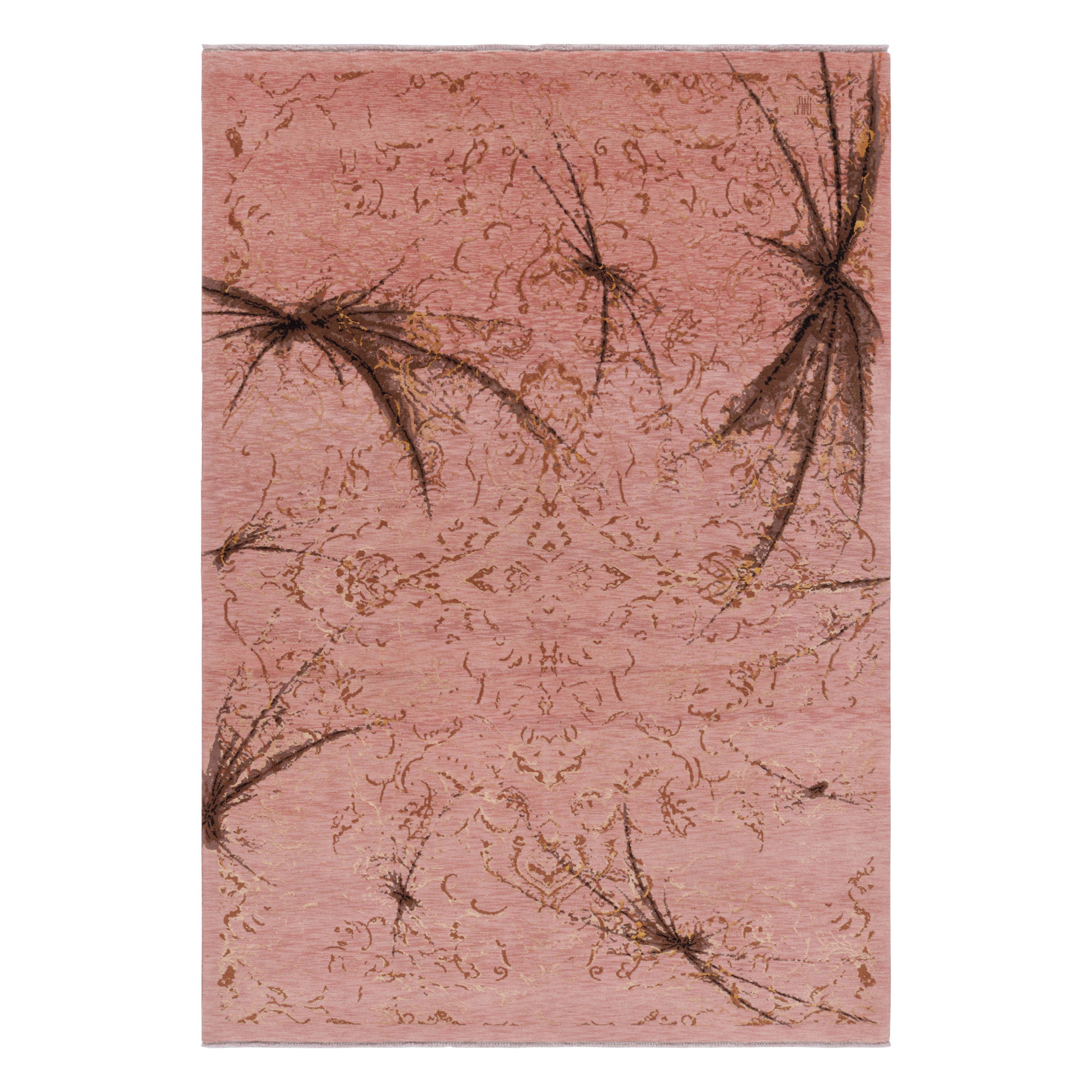 Rug & Kilim’s Modern Rug with Abstract Patterns “Arghavan” For Sale