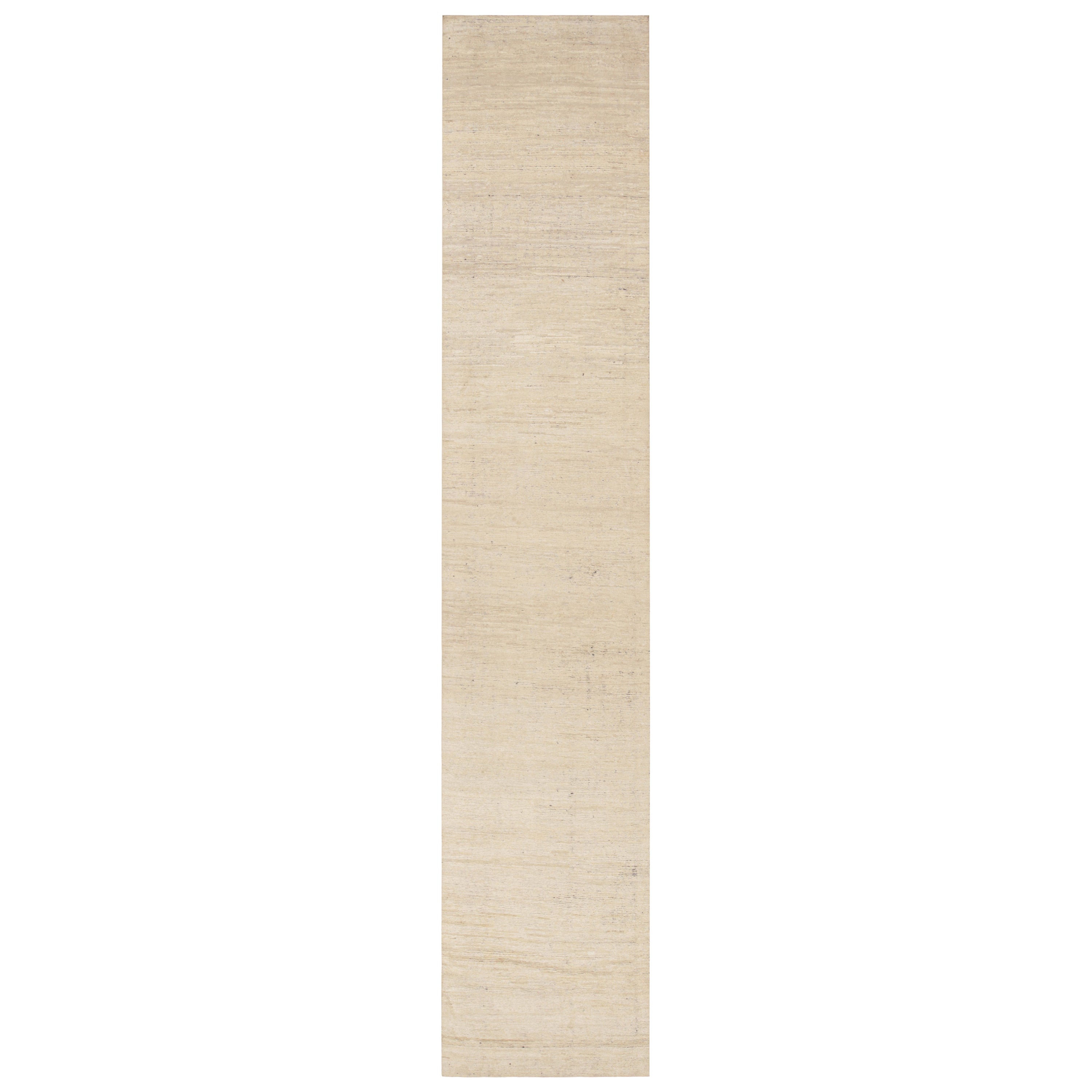 Rug & Kilim's Modern Rug mit Beige/Braun, Weiß und Grauen Streifen