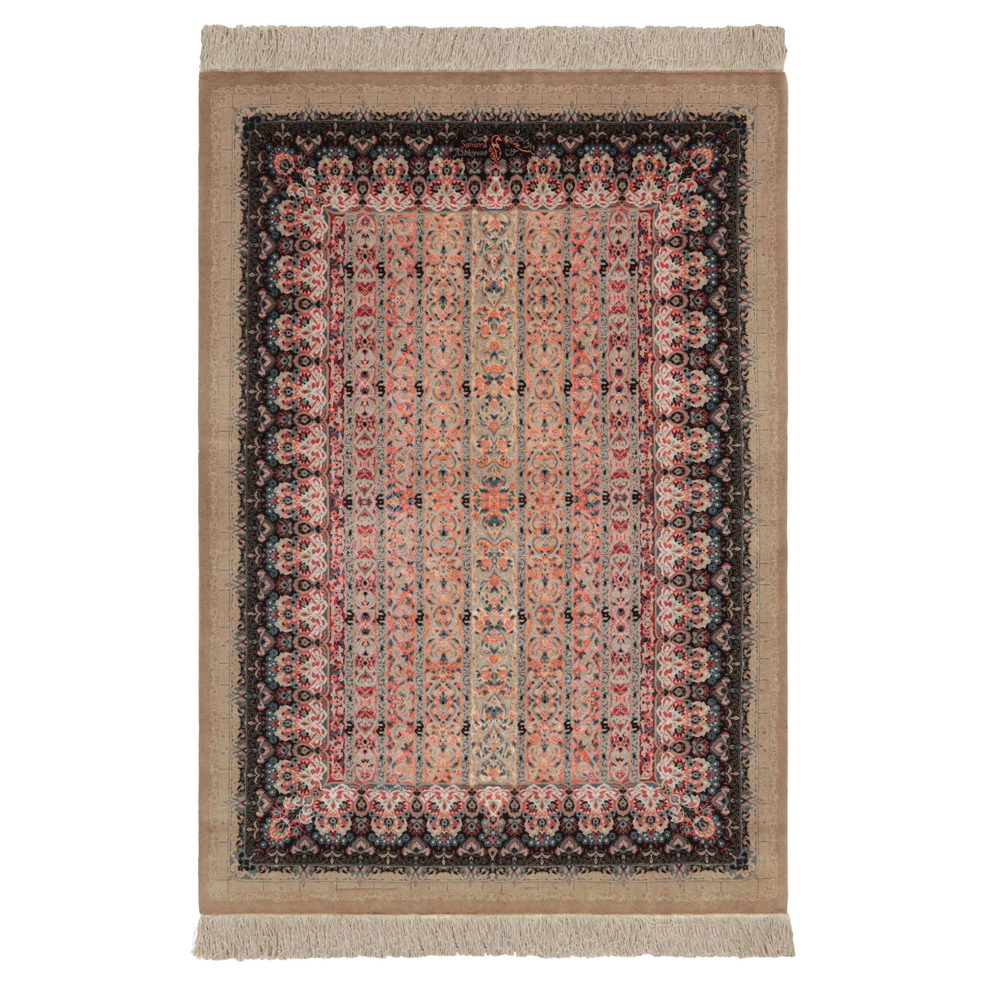 Rug & Kilim’s Modern Rug with Polychromatic Floral Patterns “Moharramet”