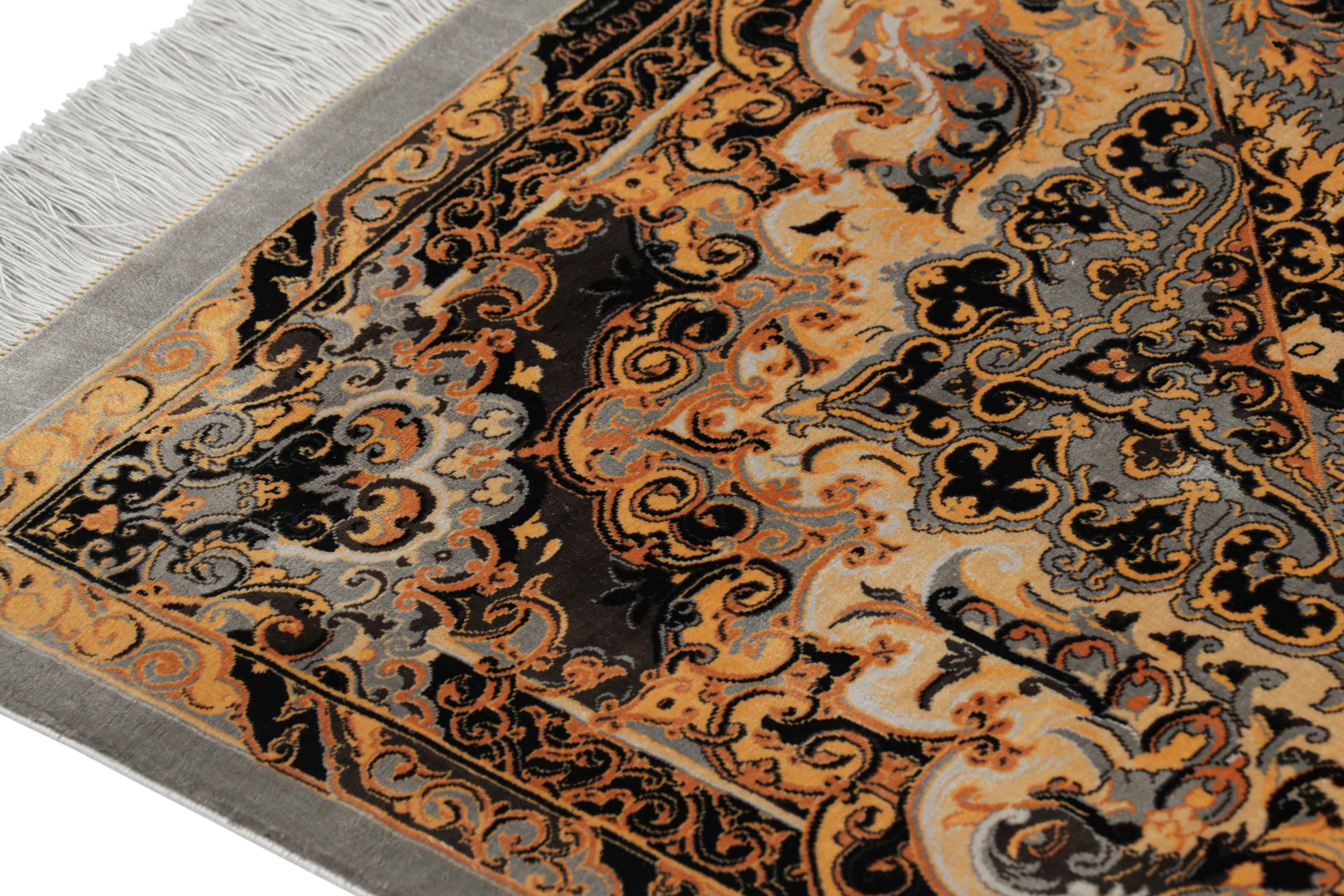 Rug & Kilim's Modern Rug mit polychromem Medaillon Love Bird im Zustand „Neu“ im Angebot in Long Island City, NY