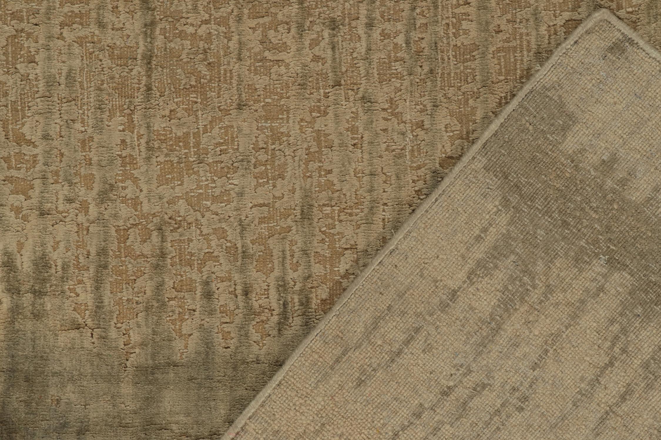 XXIe siècle et contemporain Tapis & Kilim's Modern Runner in Beige-Brown High-Low Abstract Pattern (Tapis & Kilim's Modern Runner in Beige-Brown High-Low Abstract Pattern (Tapis & Kilim's Modern Runner in Beige-Brown High-Low Abstract Pattern (Tapis & Kilim's Modern Runner in Beige-Brown High-Low Abstract Pattern) en vente
