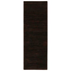 Rug & Kilim’s Modern Runners in Black with Red Dots pattern