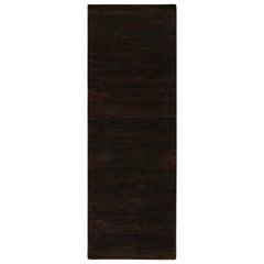 Rug & Kilim’s Modern Runners in Black with Red Dots pattern