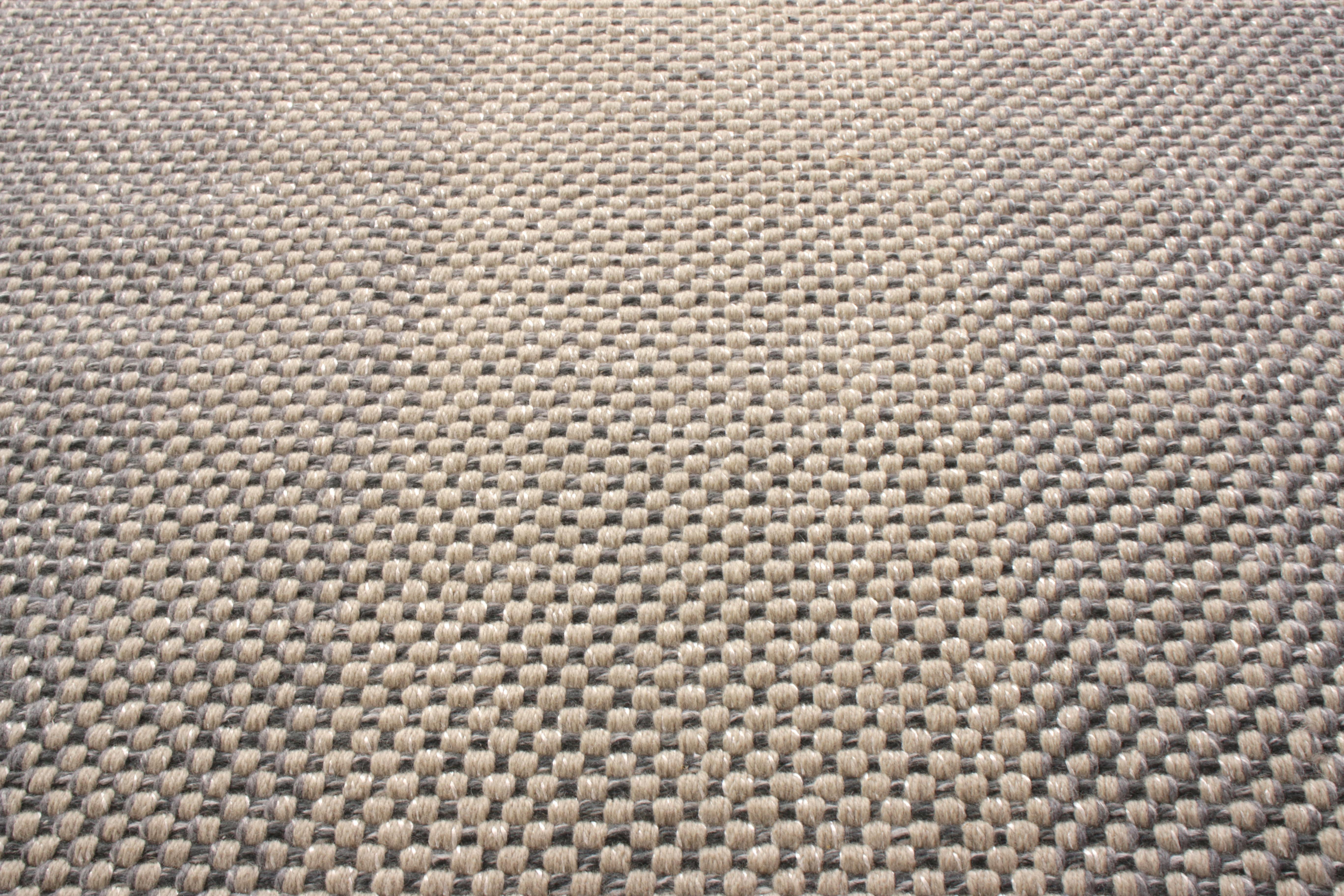 Rug & Kilim's Modern Smart Loom Maßgefertigter Teppich in blau-grauem Farbverlaufsmuster (Indisch) im Angebot