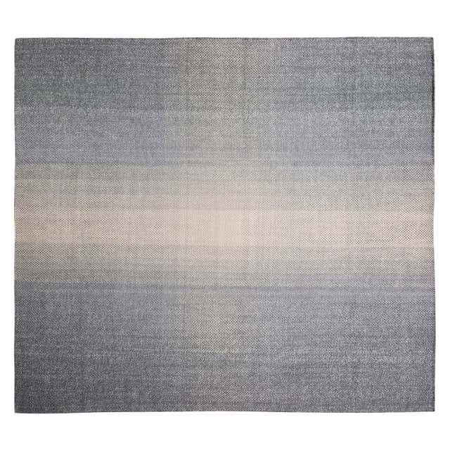 Ombre Blue Jaquard-Weave Gradient Rug For Sale at 1stDibs | blue ...
