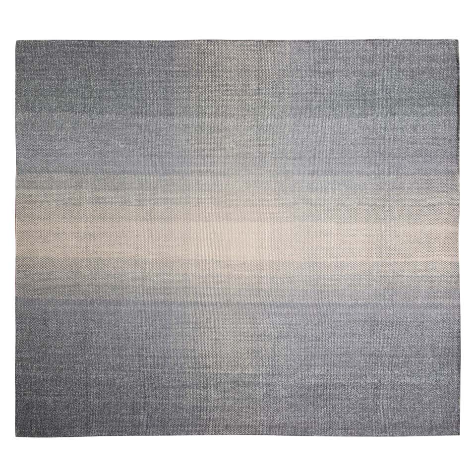 Ombre Blue Jaquard-Weave Gradient Rug For Sale at 1stDibs | blue ...
